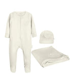 3 Pack - Unbleached Undyed - Baby Gift Set